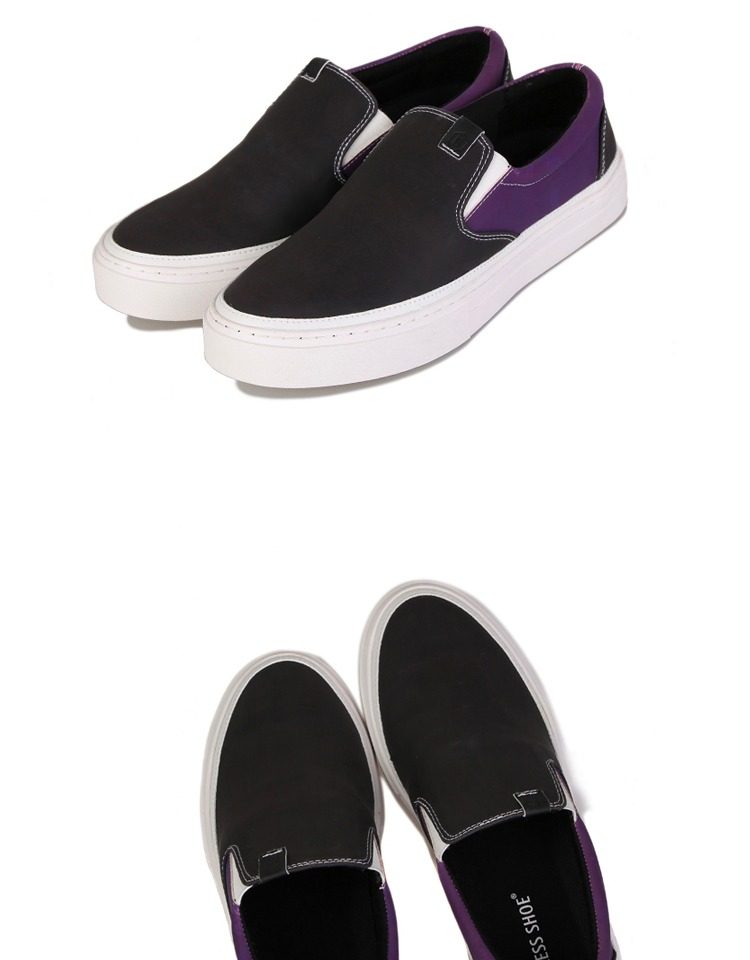 特价bless shoe 变色者slip on手工制作温控变色 低帮懒人鞋