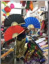 Dance fan dancing fan Yangge fan 10-inch polished fan bone single-sided quality assurance super-sound fan changing face fan