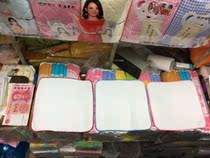 Kindergarten childrens small towel square towel cotton saliva towel wipe hand blank towel towel 20X20CM