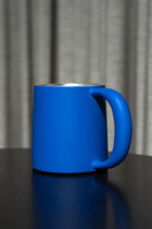 16 open cup handmade large capacity birthday gift mens high-end ceramic Klein blue ins wind mug water cup