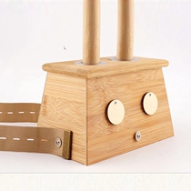 2-hole bamboo box hanging moxibustion box two-hole bamboo moxibustion box delivery pusher stainless steel AIDS delivery device Changsheng Stone