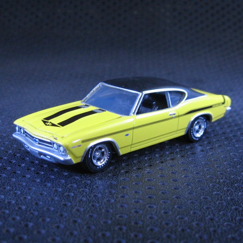 1:64greenlight绿光合金车模 1969 chevrolet chevelle 散装