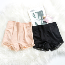 Fat Ding romantic lace lace stitching anti-light high-belted waist shaping without trace boxer underwear 2 colors