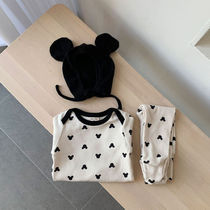 Baby super cute and cute baby one-piece clothes Autumn bag fart clothes men and women children go out harem climbing clothes autumn and winter suit