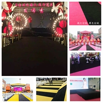 Exhibition Exhibition Wedding One-time thickening black flat black brushed laminating black and white Black black black gray Black gray Flame retardant