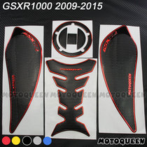 Applicable K9 Suzuki 1000 Large R motorcycle tank side sticker anti slip appliquet 09 10 11 13-15 12 13-15