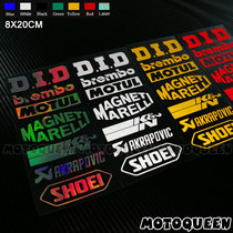 Apply 250 Spring Wind 400NK650MT Motorcycle 400GT Decorative Bodywork Shell Side Box Appliquet Reflective Stickers