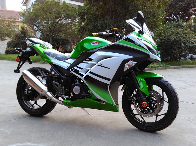 战隼川崎小忍者350双缸水冷摩托车跑车公路赛跑车手续全可上牌