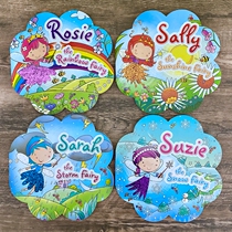 Tong Meng Meng Family Recommended limited English version of flash touch Fairy fairy Alien Early education Story Story Cardboard Book 4 Pieces