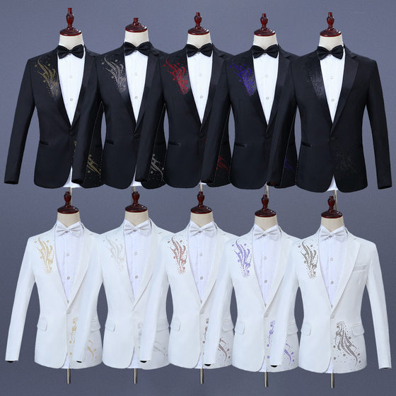 2025 new performance suit men's suits singer host dress adult chorus costume performance
2025 new performance suit men's suits singer host dress adult chorus costume performance