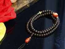 Tibetan Buddhism See only real elephant leather material Old Buddha pearl full open sheet satisfactory 108 rare treasures candida