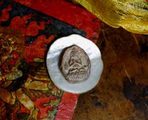 16th century Tibetan Secret Treasure Master wipe super small pocket rare