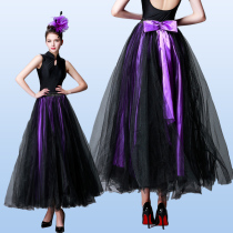 Lan Kwai Fong Modern Dance Xinjiang Dance skirt Skirt National Standard dance Waltz costume Adult female big swing tutu