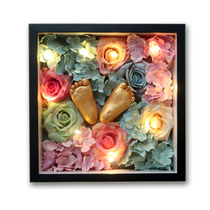 The child 3D three-dimensional Hand Foot Print baby baby hand foot mold clone powder newborn anniversary commemoration