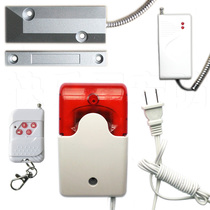 Sound and light type tambour door burglar alarm loud security store garage home tambour door burglar alarm