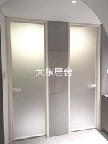 Extremely brief narrow frame flat open door white 8MM ultra white Changhong Cuisine suit double bag door straight white single bag glass door