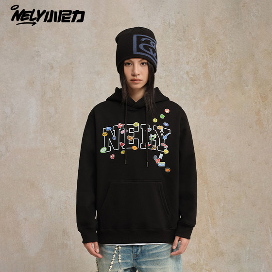 Sticker trendy brand sweatshirt men's top coat letter hoodie heavy plus velvet spring autumn and winter versatile national trend BF
Sticker trendy brand sweatshirt men's top coat letter hoodie heavy plus velvet spring autumn and winter versatile national trend BF