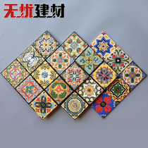 Small tile tile background wall Bathroom tile Kitchen wall tile Cultural brick tile Parquet Mediterranean tile