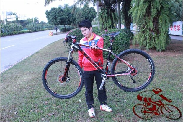 diy整车stout/斯托特xc-50山地车钪合金车架xt30速大套dt1600轮组