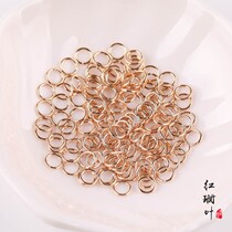 KC gold closed ring manual accessories connecting ring buckle single ring open ring chain ring C ring