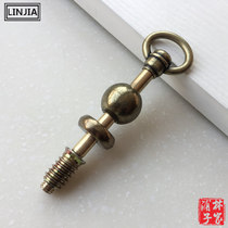 Hot sale European-style makeup mirror screws American all-copper dressing mirror Copper full-length mirror rotating screws Furniture hardware accessories