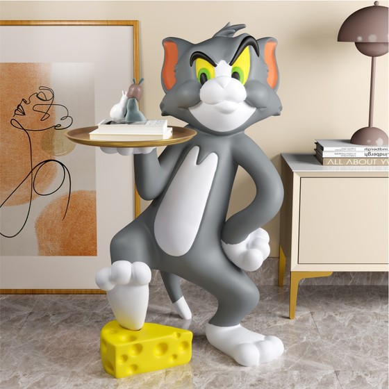 Tom cat landing ornament living room Large sofa next to the TV cabinet doll art decoration of the porch of the porch
Tom cat landing ornament living room Large sofa next to the TV cabinet doll art decoration of the porch of the porch