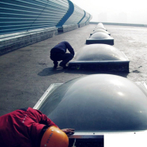 Custom-made transparent pc lighting cover spherical semicircular transparent curved triangle double-layer lighting cover impact life