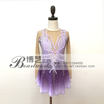 Boyi professional customized figure skating clothing Children adult competition performance grading skating dress A1228