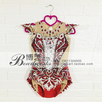 Boyi professional tailor-made rhythmic gymnastics clothing Childrens adult rhythmic gymnastics competition performance skirt G1244