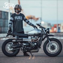 (FUEL) Spain Import Retro Tide Cards Black Grey Breathable Speed Dry Sunscreen Ride