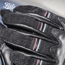 (FUEL) Spain imported motorcycle leather x fabric wear-resistant anti-fall breathable spring and summer riding gloves