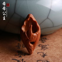 Pure Artisanal Olive Nuclear No Phase Buddha Single Seed Mononuclear Olive Hu Nuclear Sculpted Pendant Pendant for men and women Play Damo Hollowed-out