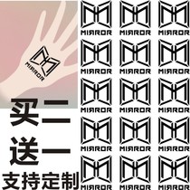 MIRROR mens group concert fans should be faced with arm tattoo tattoo with durable support customization