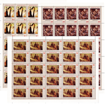 Soviet stamps 1988 Painting 3 All (whole edition of 3 editions of 25 sets) Foreign stamps brand new