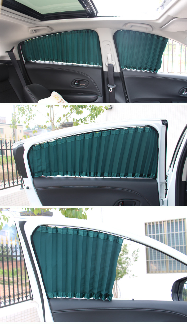 Suitable for Honda Odyssey ODYSSEY car curtain sunshade heat insulation car track side private blackout curtain