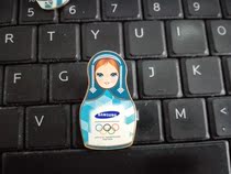 2014 Sochi Winter Olympics badge Sponsor badge Samsung Matryoshka badge A