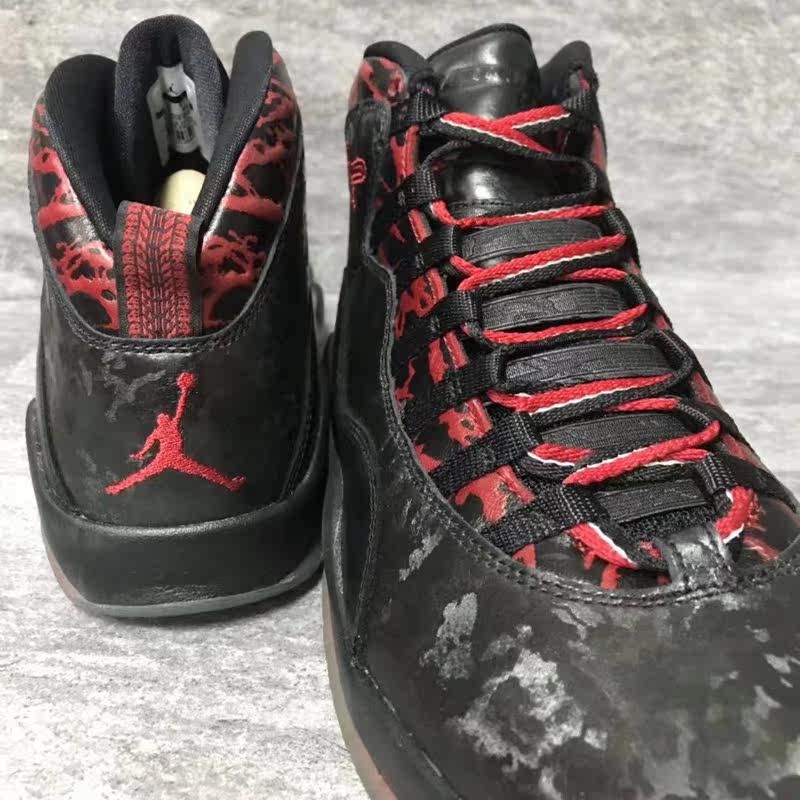 air jordan 10 db aj10 乔10 慈善 基金会 黑红篮球鞋 636214-066