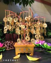 Crystal Hair Money Shake Money Tree Home Living Room Five Emperors Numismatic Wine Cabinet Decorate Creative Tricks to Open Gifts