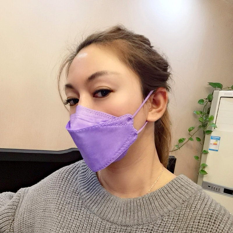 进口韩国kf94口罩面罩24款白色黑色秋冬薄款加厚加大成人儿童包邮