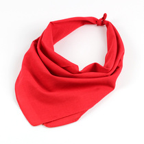 Pure cotton square towels headscarf Triangle Towel hip-hop Ancient Pure Color Scarves custom LOGO printed picture movement sucking up cashew flowers