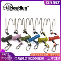 Nautilus Nautilus Single Double Head Flow Hook 316 Stainless Steel Spring Rope Reef Fixed Top Exile