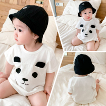 Net red baby clothes summer thin childrens clothing super-foreign baby triangle ha clothes newborn clothes tide