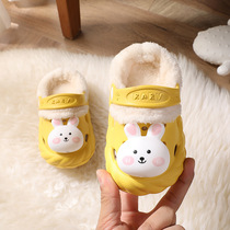 Light bottom warm and comfortable Childrens hole shoes winter baby shoes 1-12 years old casual boys and girls toddler shoes