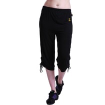 Red Dancing Shoes 2304 Silk Light Cotton Pumping With Seven Pants Fitness Pants Yoga Pants Men and women Practicing Dancing Pants DANCING pants