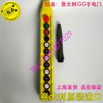 12-hole single row Italian GG flashlight door crane hand-operated waterproof button box supports customized PL12K