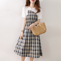 Sandro Svpr Lions dress women 2022 Summer new French style collection of slender temperament A long A-word dress