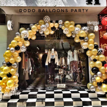 Balloon arch bracket folding opening wedding celebration wedding birthday New Year decoration balloon rainbow door