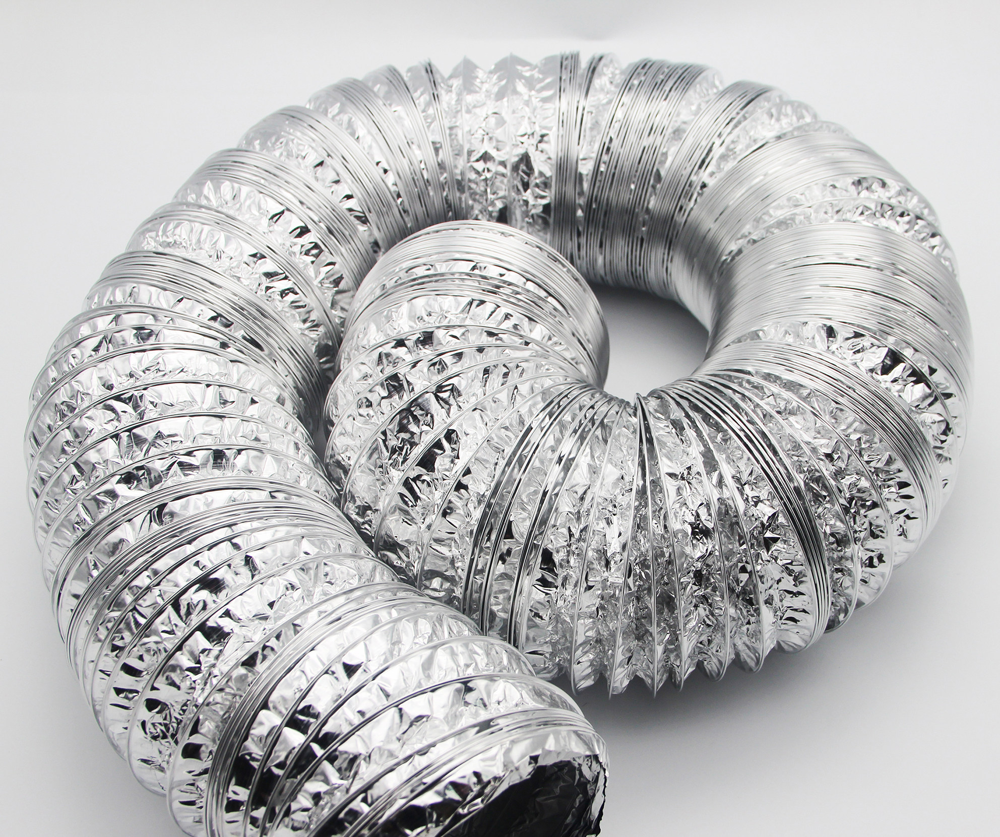 伸缩铝箔管软管 油烟机排气扇管道通用配件直径φ100mm 加厚特价