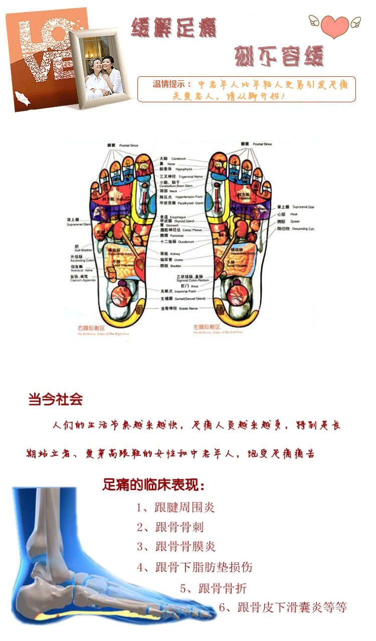 特价医用缓解足脚跟底痛前脚掌痛骨刺足底筋膜硅胶减震鞋垫包邮女