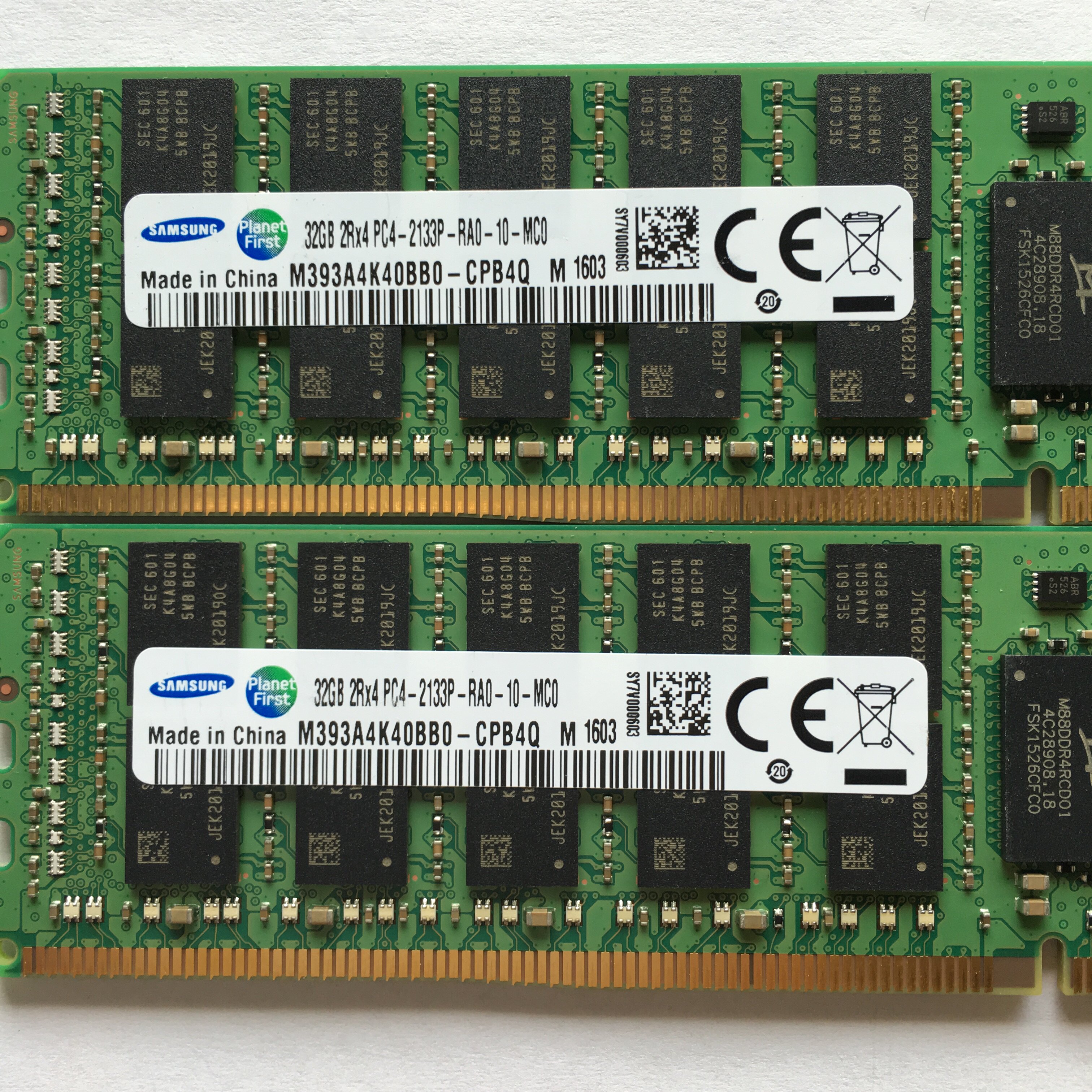 三星32g ddr4 2133 服务器内存 32g pc4-2133p ecc reg recc内存_7折